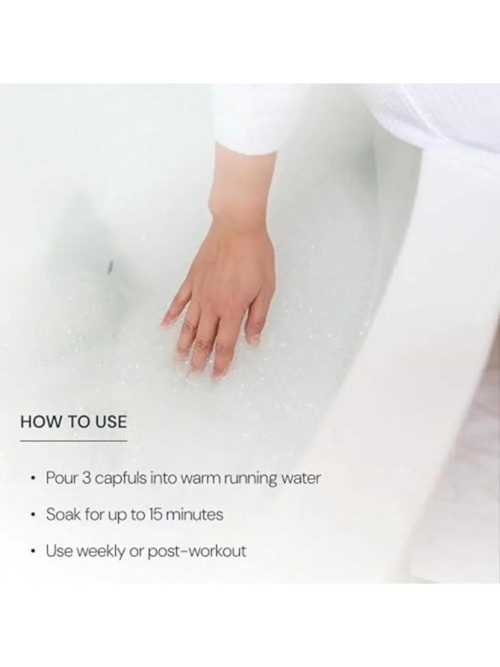 Aching Muscle Relief Bath Soak - Natural Milk Soak for Sore Muscles, 400ml